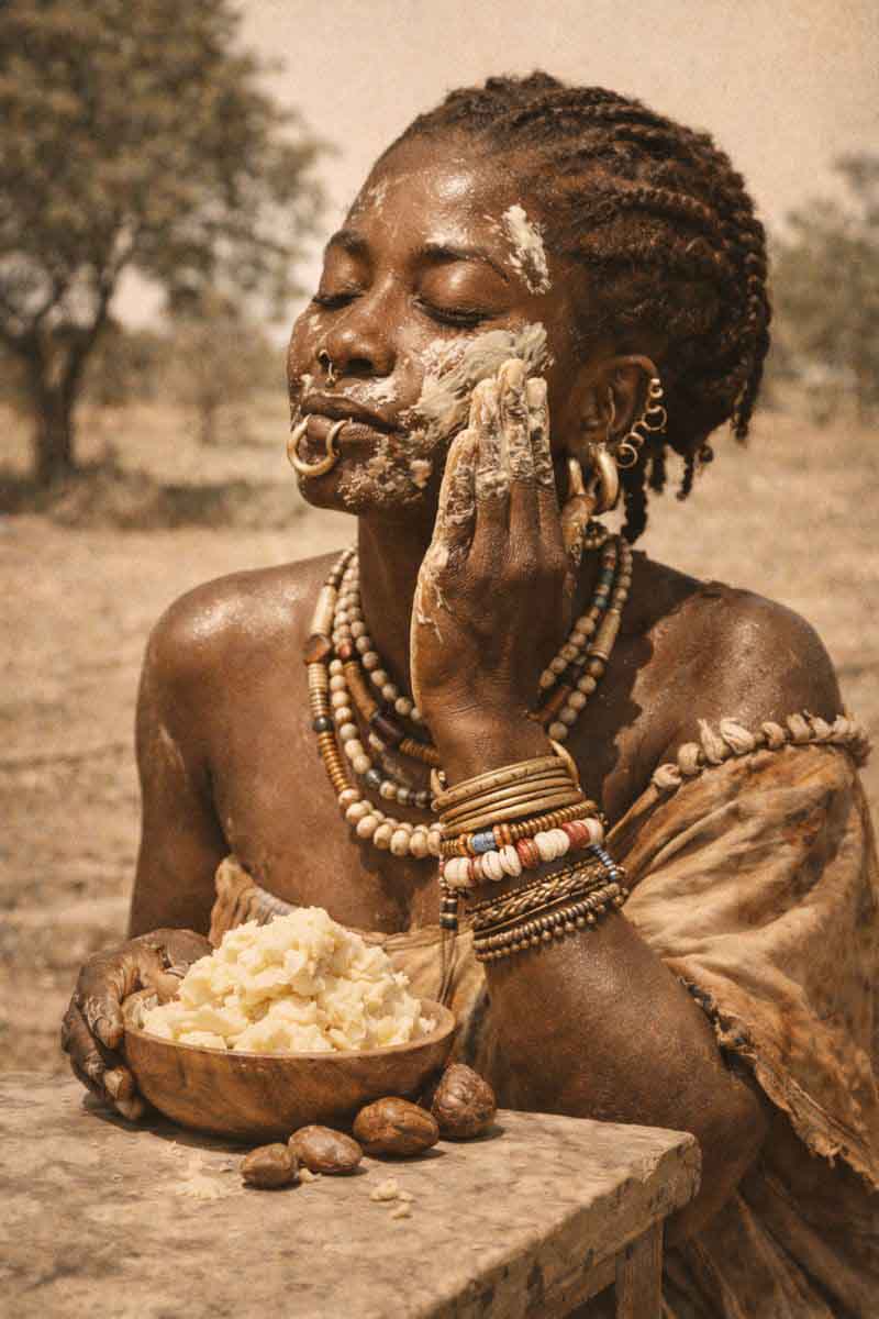 استفاده بومیان آفریقا از شی باتر